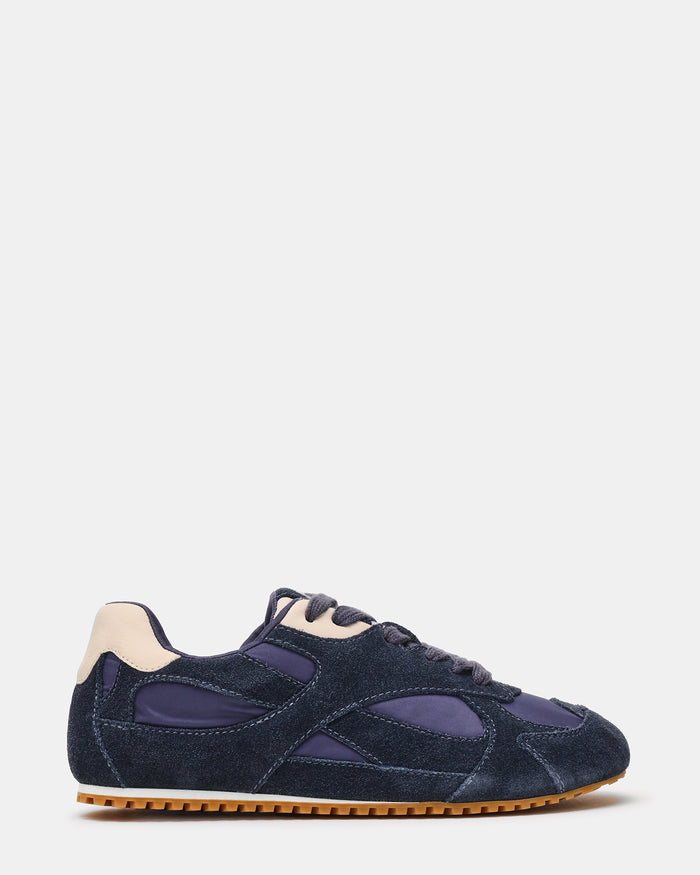 MILA Navy Low-Top Lace-Up Women's Sneaker | Steve Madden