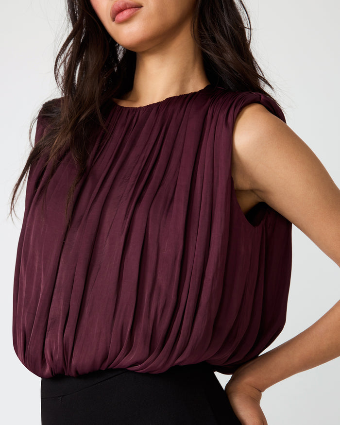MILANA TOP PURPLE WINE