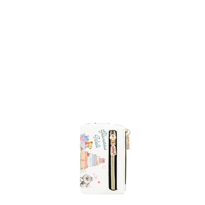 MINI ZIP & SNAP BUTTON CARD HOLDER