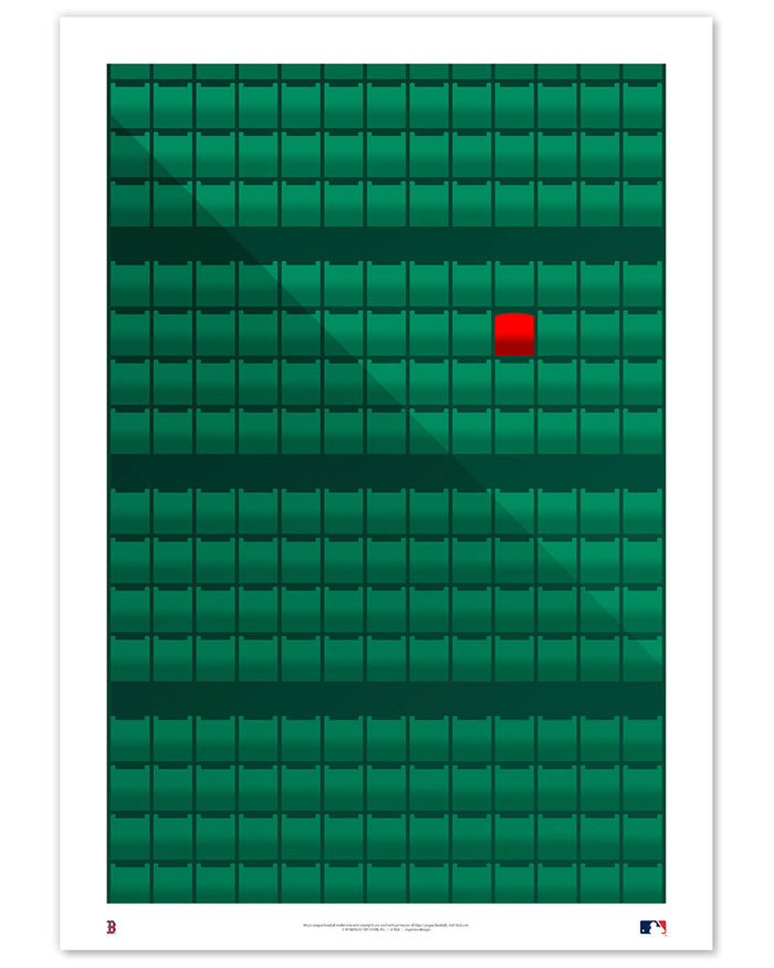 Minimalist Fenway Park Art Print