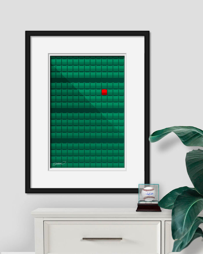 Minimalist Fenway Park Art Print