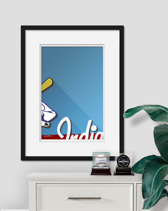 Minimalist Municipal Stadium Art Print