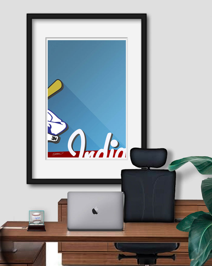 Minimalist Municipal Stadium Art Print