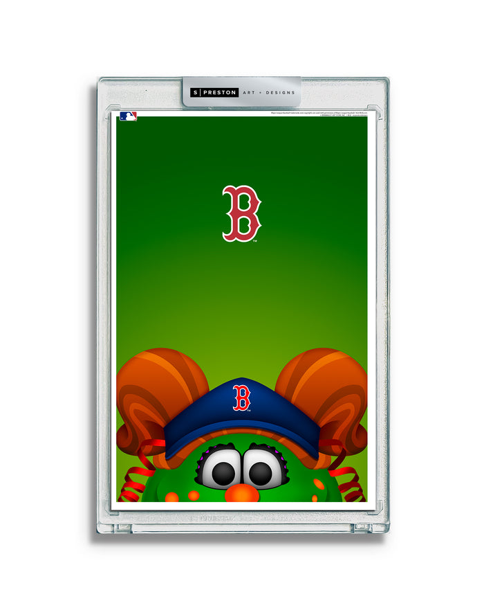 Minimalist Tessie Monster Peeker Limited Edition Art Slab