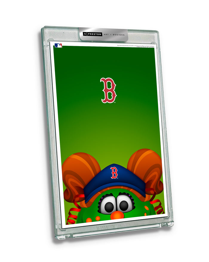 Minimalist Tessie Monster Peeker Limited Edition Art Slab