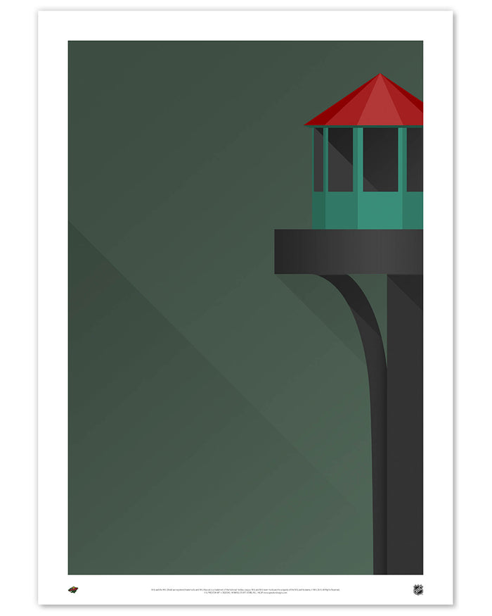 Minimalist Xcel Energy Center
