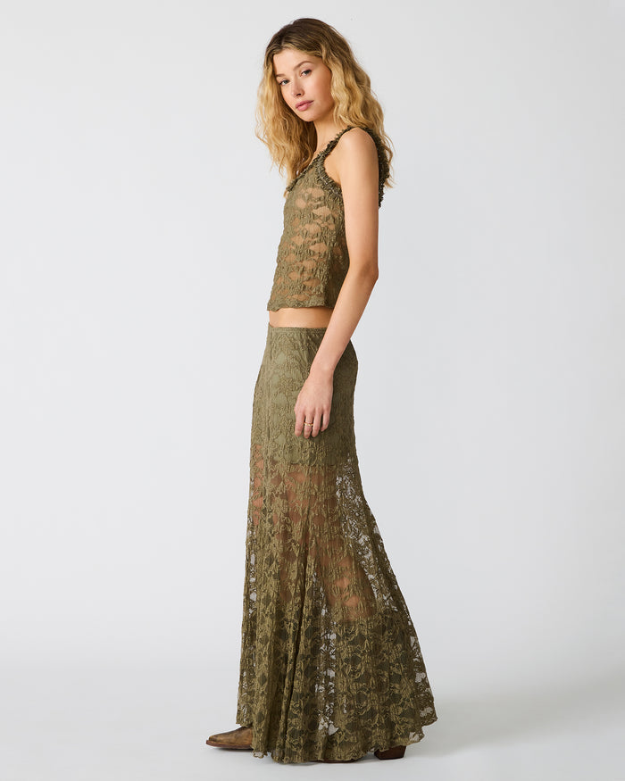 MIRABEL SKIRT MOUNTAIN GREEN