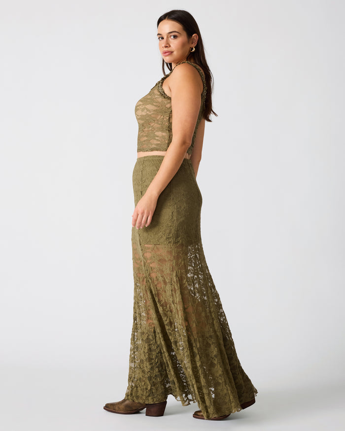 MIRABEL SKIRT MOUNTAIN GREEN