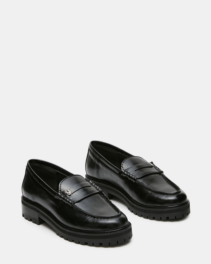MIRAN BLACK LEATHER