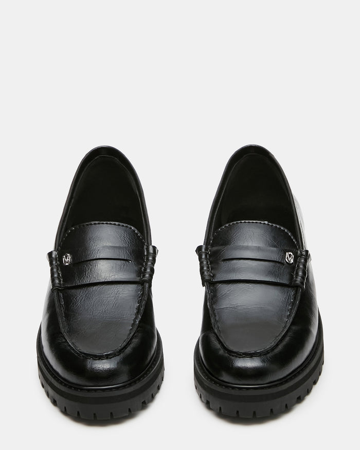 MIRAN BLACK LEATHER