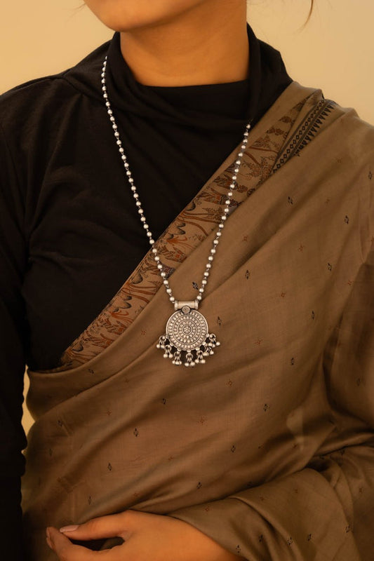 Mizoya Concentric Ghughri Ball Chain Necklace