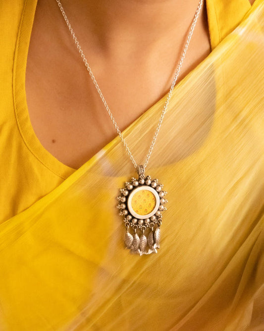 Mizoya Fish Drop Handpainted Necklace