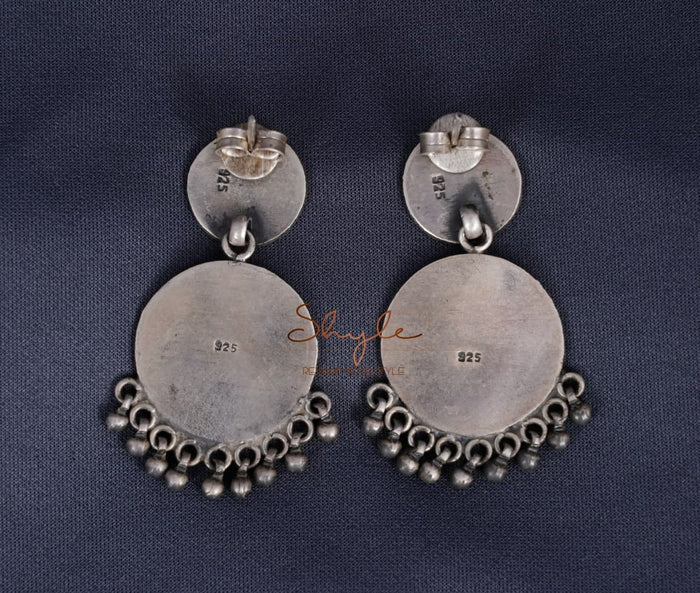 Mizoya Intricate Concentric Layered Earrings