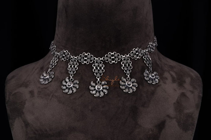 Mizoya Intricate Motifs Statement Necklace
