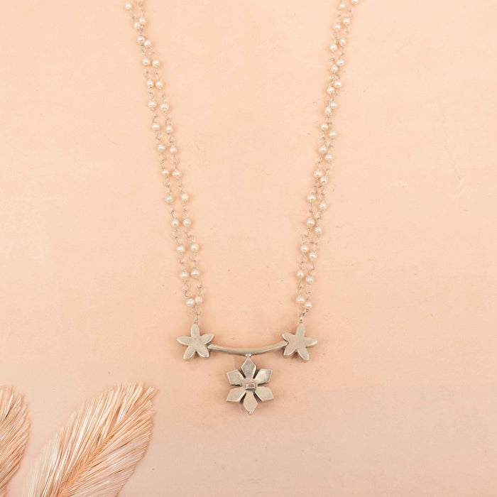 Moh Kundan Phool Pearl Necklace