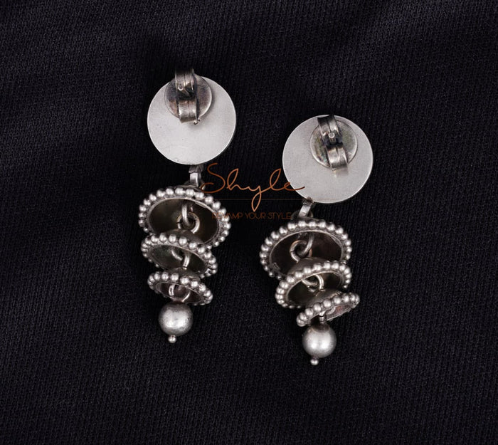 Moh Matte Versatile Layered Jhumki back