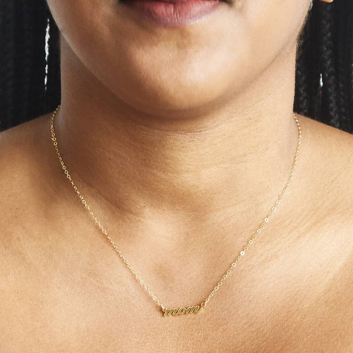 MOM Pendant Necklace