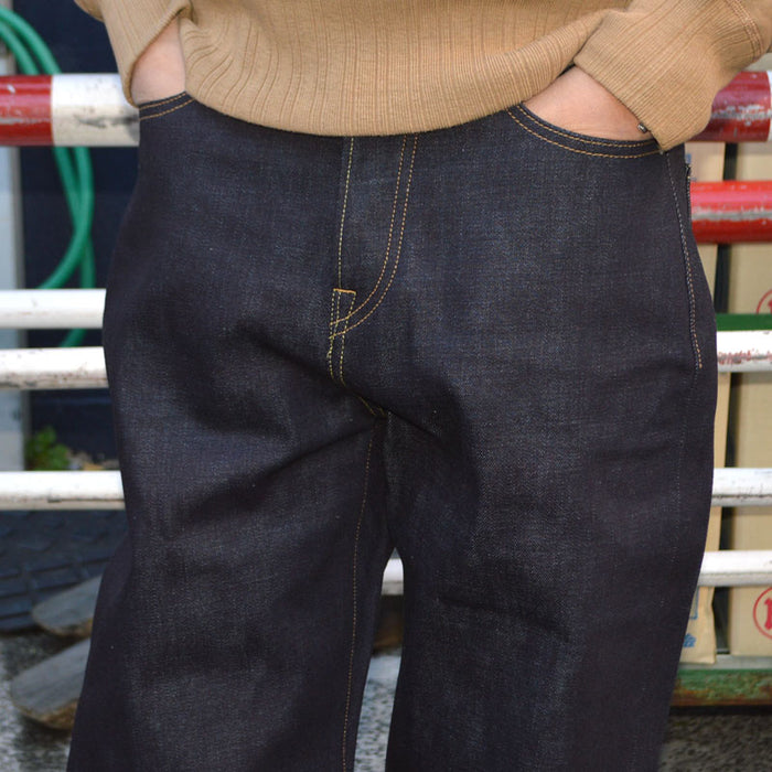 MOMOTARO JEANS "MMJB0400" #400 STANDARD WIDE BUTTON 14.7oz