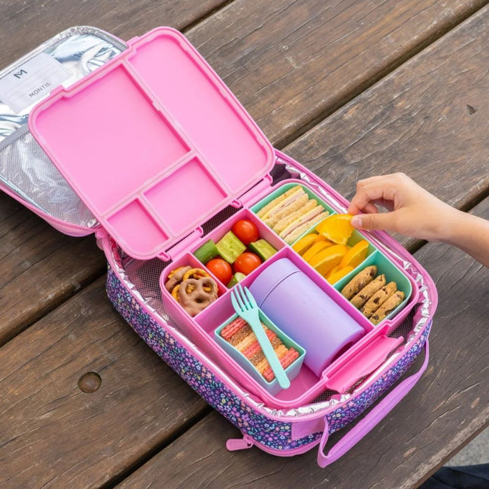 MontiiCo Insulated Stainless Steel Snack Pot 260ml - Fits Bite & Feast Lunch Boxes