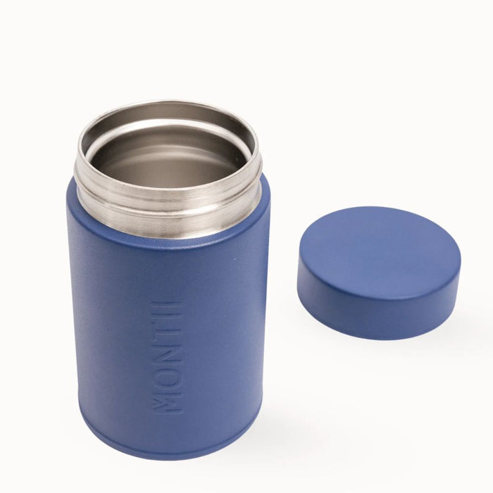 MontiiCo Insulated Stainless Steel Snack Pot 260ml - Fits Bite & Feast Lunch Boxes