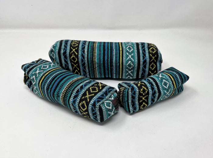 Multicolor Hemp Bags - 3 Nestle Pouches w/Zippers