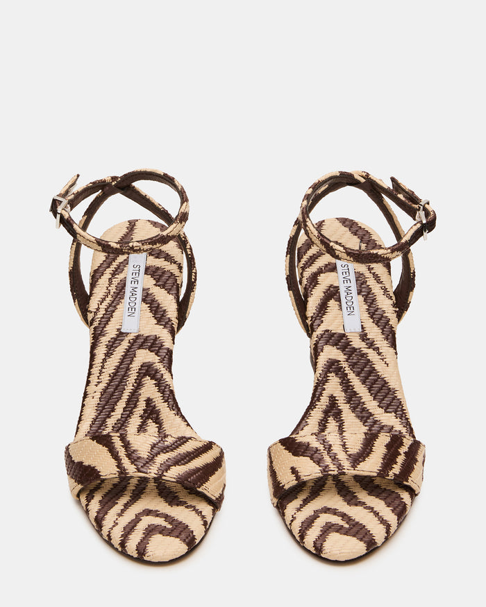 MYKA ZEBRA RAFFIA