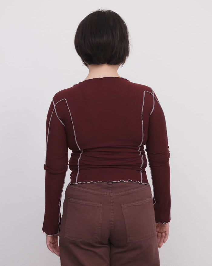 Nara Red Omato LS Tee