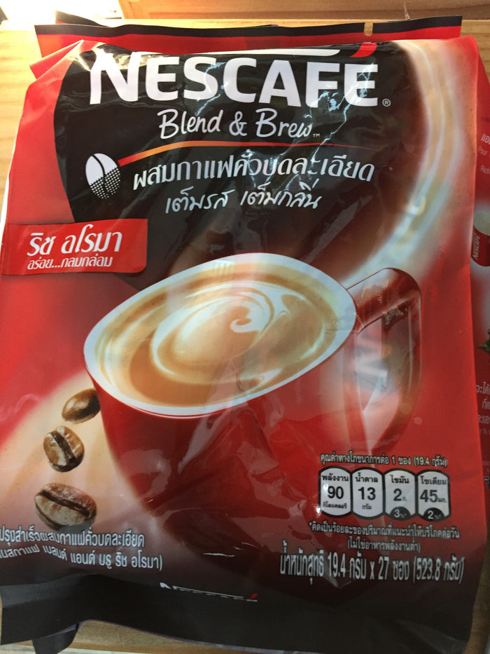 Nescafe - Blend & Brew 3 in 1 Rich Aroma (Red) เนสกาแฟ ริช อโรมา ถุงแดง