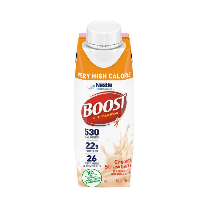 Nestle Boost Very High Calorie (VHC), Strawberry, 8 oz Carton, CS/24 - 00043900661452 - LL Medico