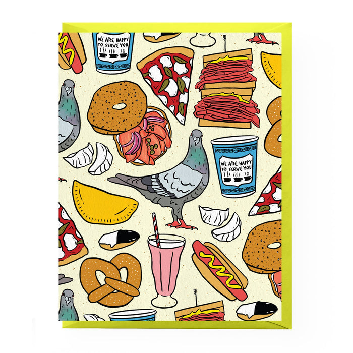 New York City Patterned Card