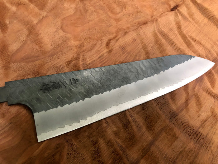 Nigara Hamono SG2 Kurouchi Tsuchime  Gyuto 210mm - Blade Only