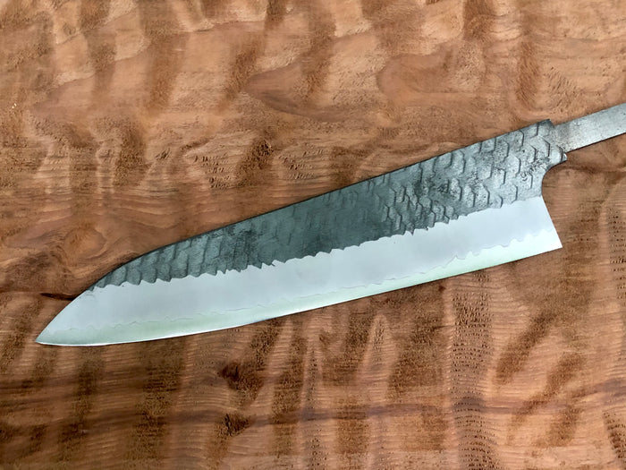 Nigara Hamono SG2 Kurouchi Tsuchime  Gyuto 210mm - Blade Only