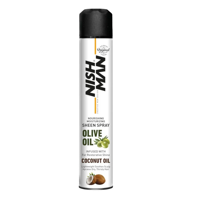 NishMan Olive Oil & Coconut Oil Sheen Spray 400ml