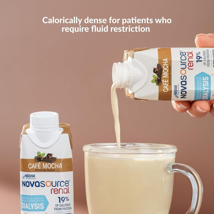 Novasource Renal Oral Supplement, Café Mocha, 8 oz - 00043900185446-Single - LL Medico