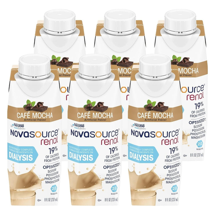 Novasource Renal Oral Supplement, Café Mocha, 8 oz - 00043900185446-Single - LL Medico