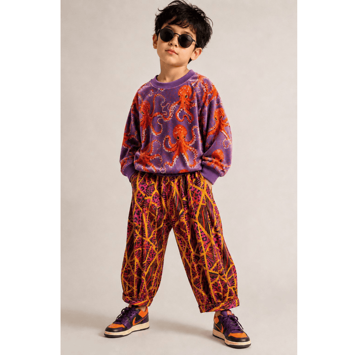 Octo Party Velvet Pullover