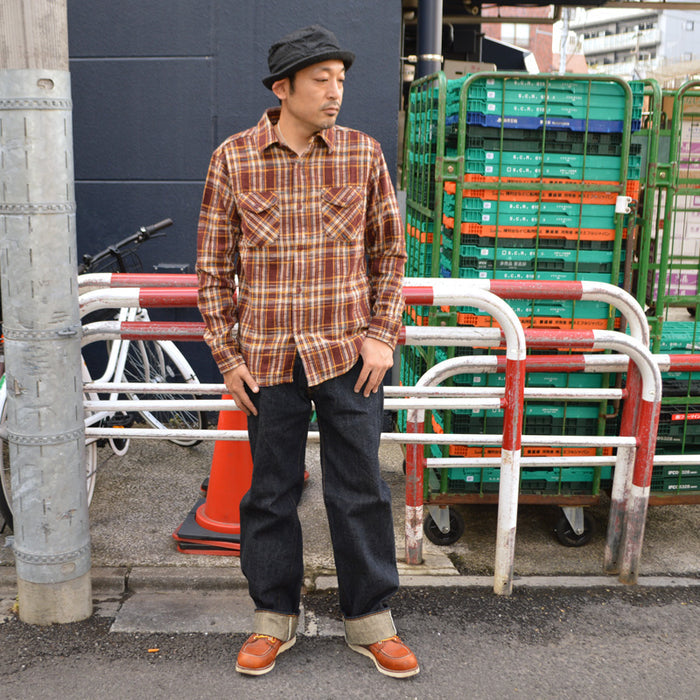 ONI DENIM "200-GC15" 15oz Greencast Denim Wide Straight