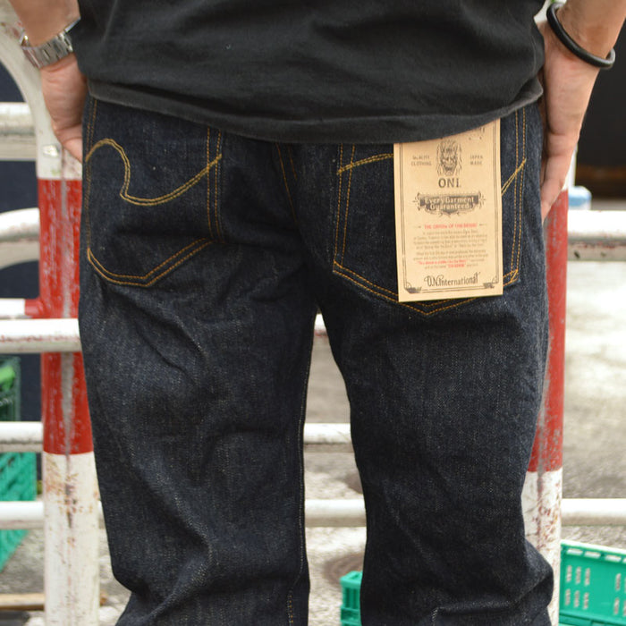 ONI DENIM、"288-GC15"、15oz Greencast Denim Regular Straight