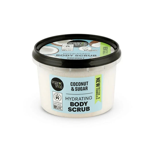 Organic Shop Coconut and Sugar Hydrating Body Scrub 250ml