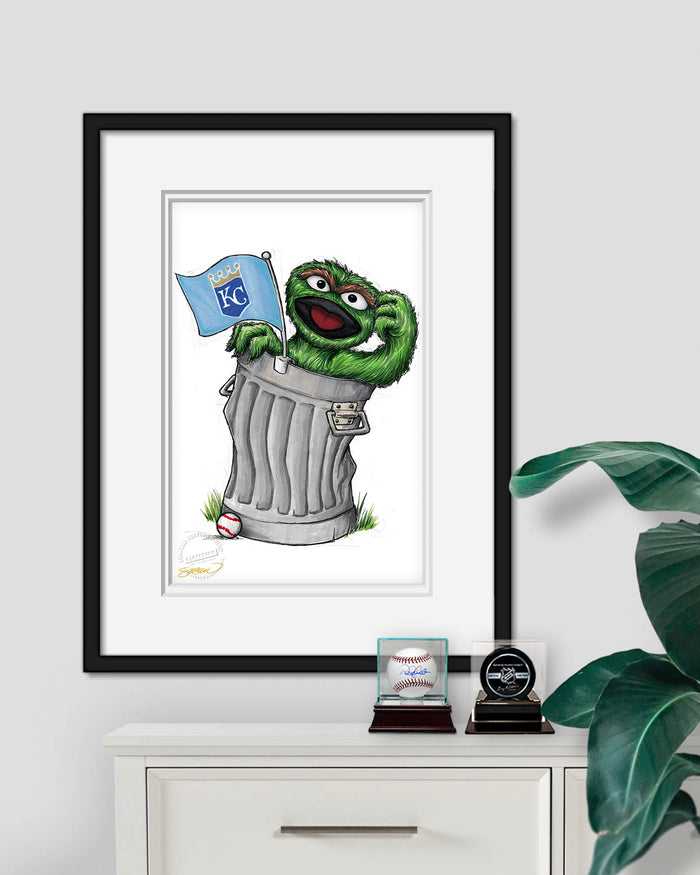Oscar Rep Your Colours x MLB Royals Limited Edition Art Print