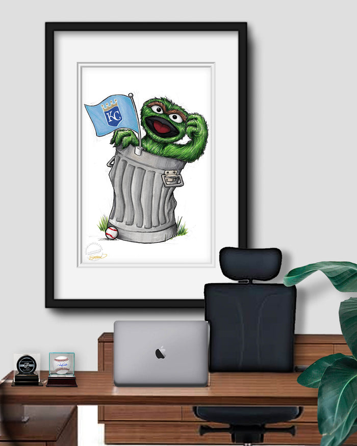 Oscar Rep Your Colours x MLB Royals Limited Edition Art Print