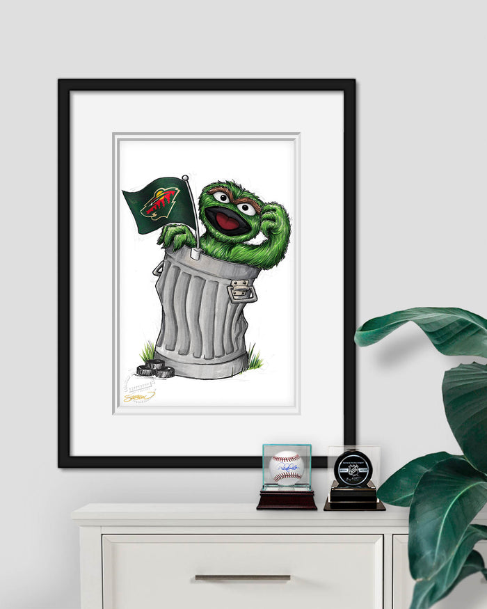 Oscar Rep Your Colours x NHL Wild Limited Edition Art Print