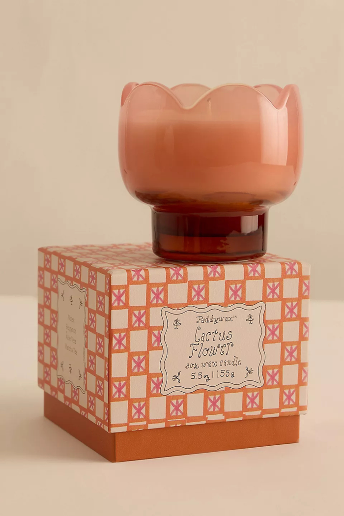 Paddywax-Tulip-Glass-Candle-Cactus-Flower