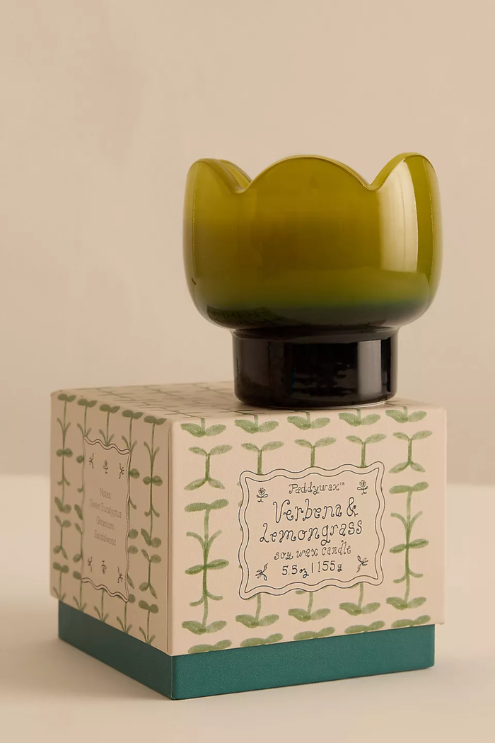 Paddywax-Tulip-Glass-Candle-Verbena-Lemongrass