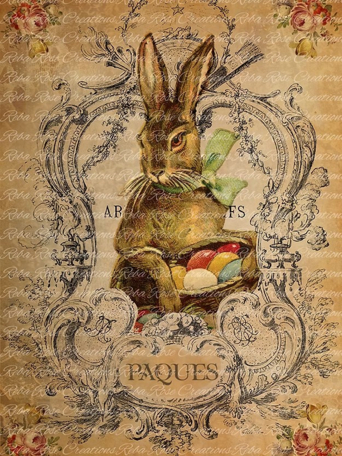 Paques Rice Paper by Reba Rose Creations