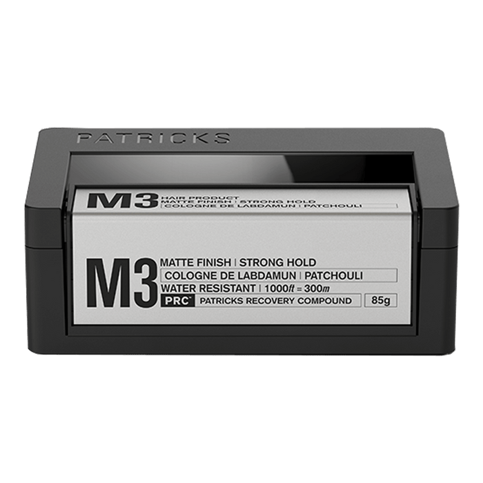 Patricks M3 Matte Finish Strong Hold Styling Product 75g