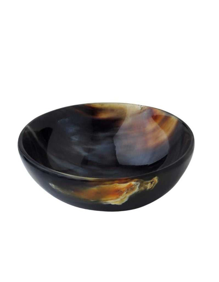 Black and brown Pearl Shaving horn bowl