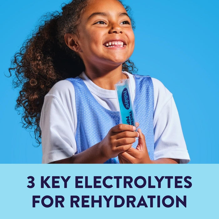 Pedialyte Freezer Pops Electrolyte Solution, Grape / Blue Raspberry / Cherry / Orange, 2.1 oz - 62605-Pack - LL Medico