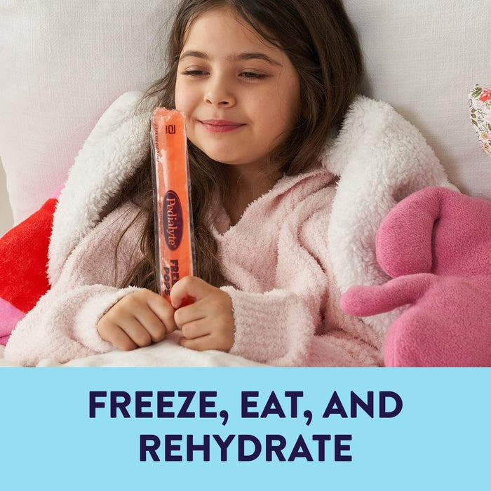 Pedialyte Freezer Pops Electrolyte Solution, Grape / Blue Raspberry / Cherry / Orange, 2.1 oz - 62605-Pack - LL Medico
