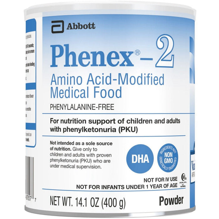 Phenex-2 Amino Acid-Modified Medical Food Powder, Unflavored, 14.1 oz - 67054-Single - LL Medico